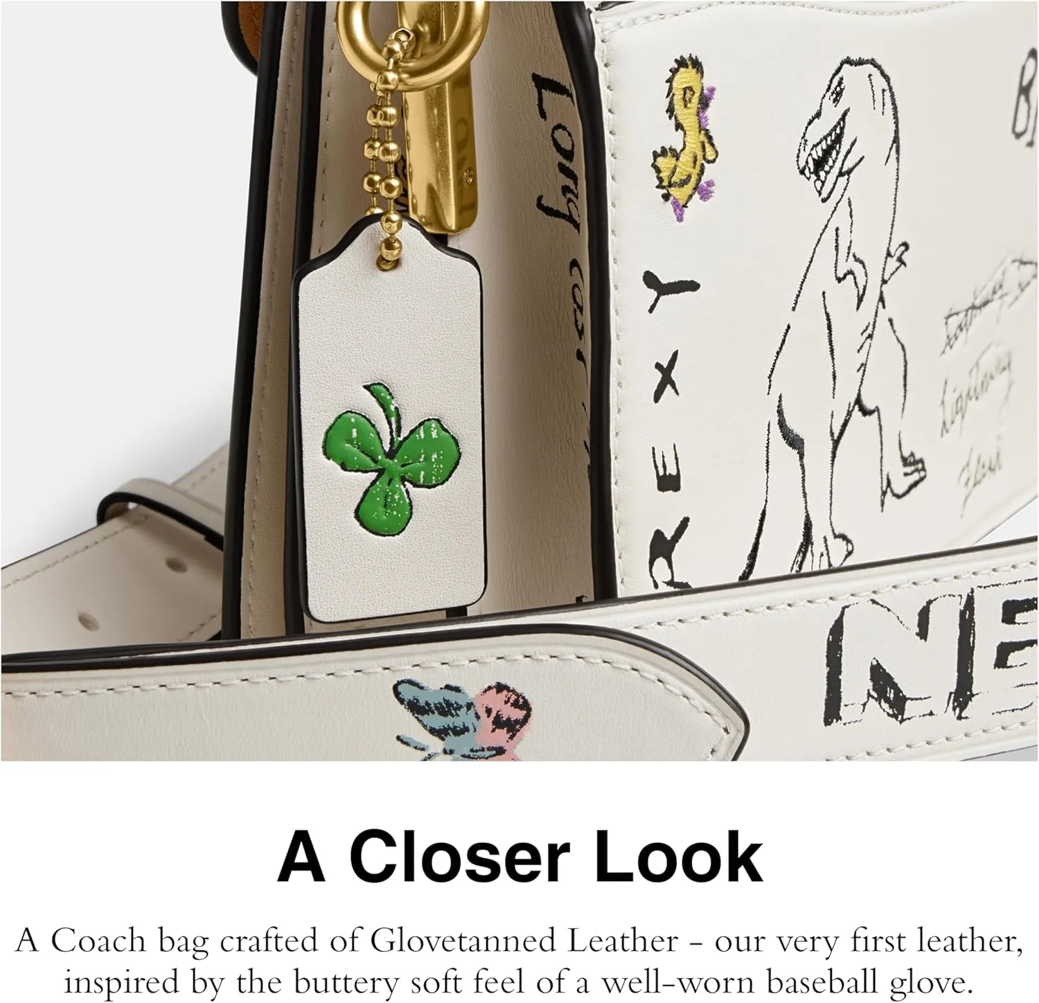 Coach Tabby Shoulder Bag 26 with Sketch Print