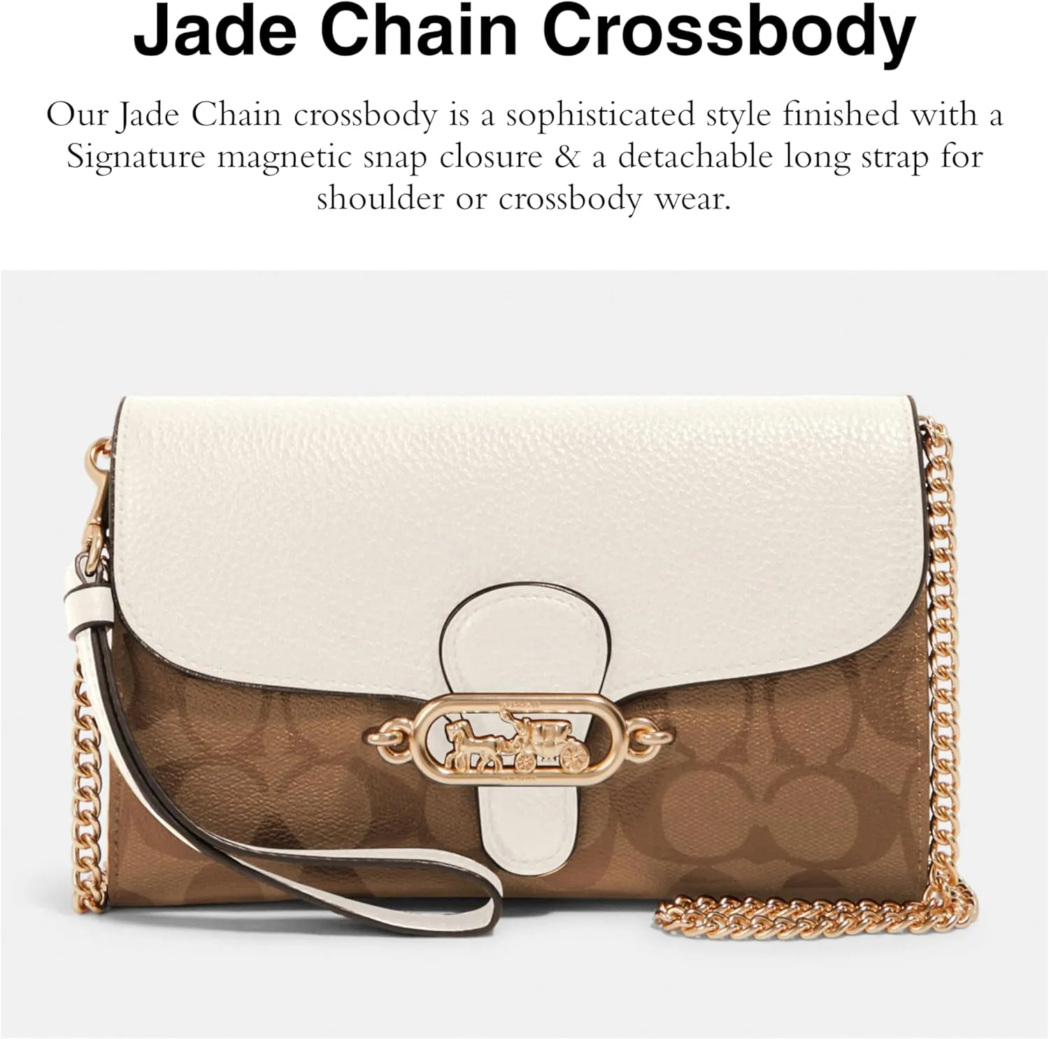 Coach Women's Signature Elle Hardware Chain Crossbody