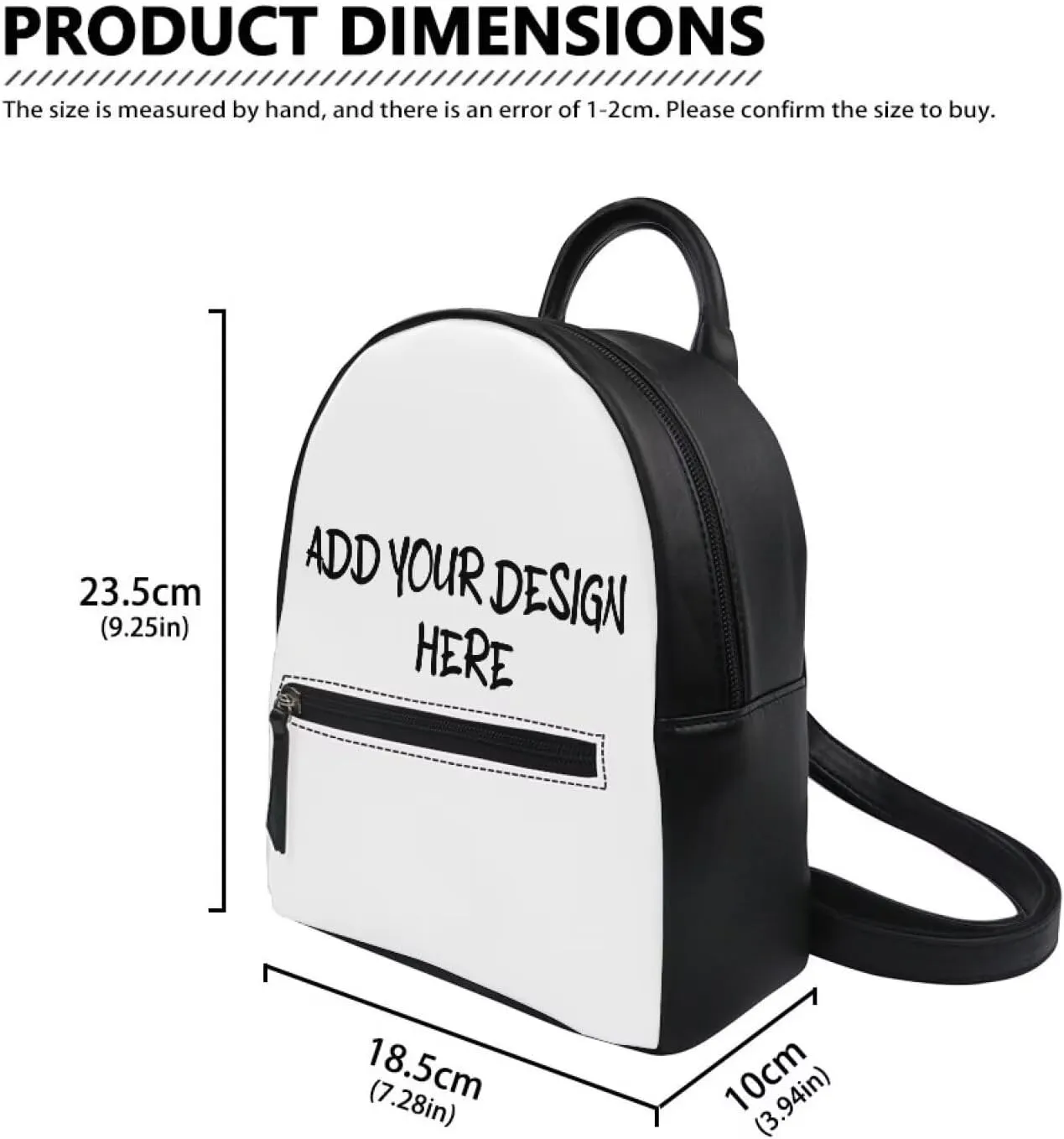 COEQINE Custom Mini Girls Backpack PU Leather Travel Shoulder Bag Fashion Design Gifts for Women