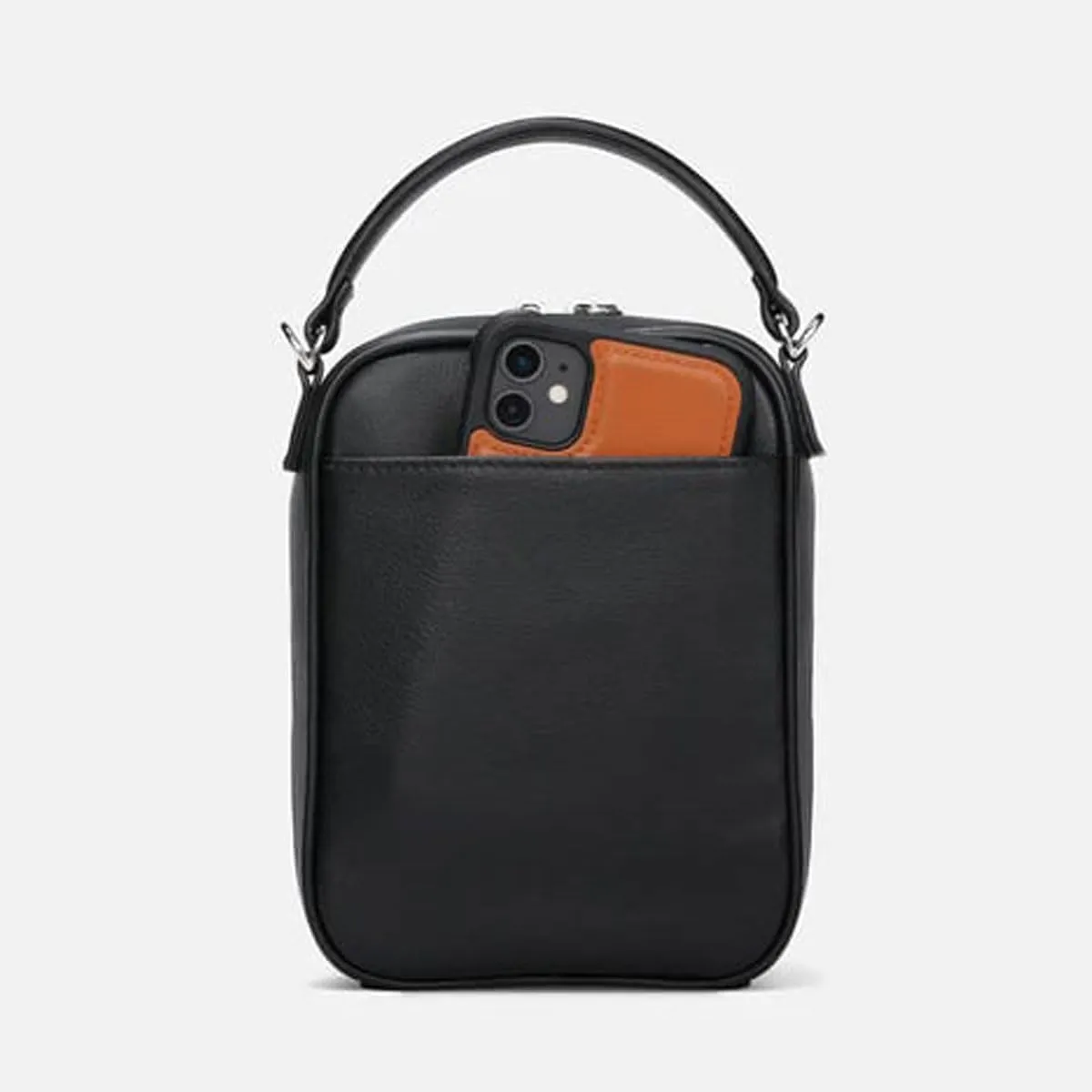 Collaboraten1 Crossbody Leather Bag, Anti-Theft Cell Phone Purse Crossbody for Women Secure Zipper & Magnetic Snap Closure
