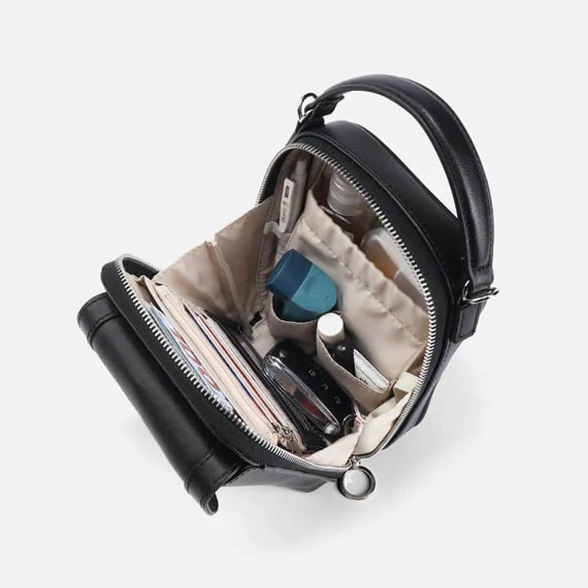 Collaboraten1 Crossbody Leather Bag, Anti-Theft Cell Phone Purse Crossbody for Women Secure Zipper & Magnetic Snap Closure
