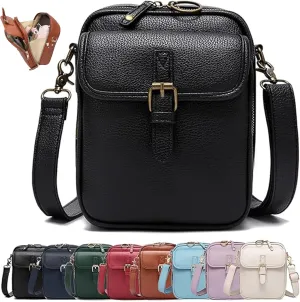 Collaboraten1 Crossbody Leather Bag, Collaborateam Urvashi Collaboration Tojoyride Anti Theft Shoulder Bags for Women Travel