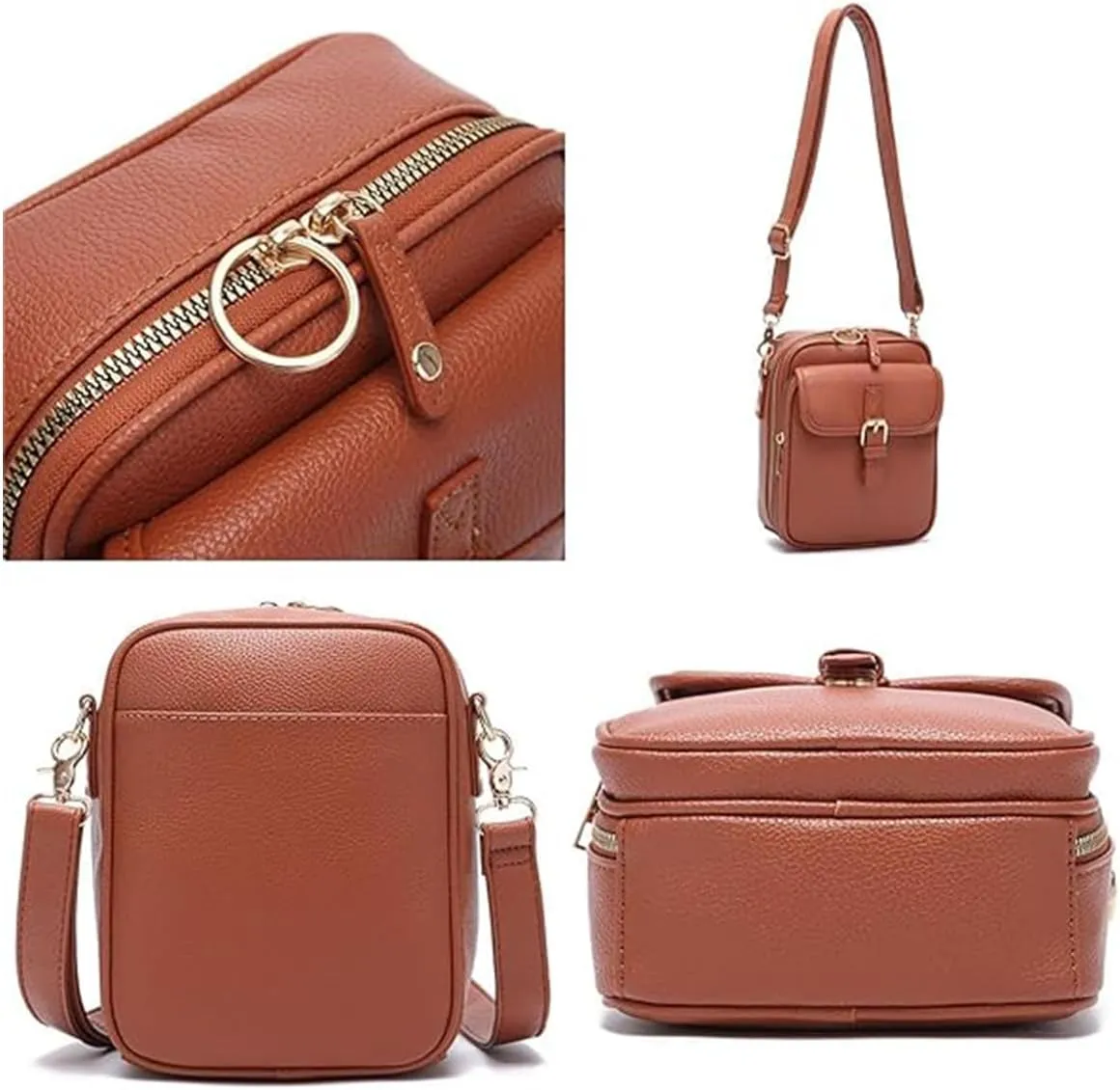 Collaboraten1 Crossbody Leather Bag, Urvashii Crossbody Leather Bags, Tojoyride Bag, Large Capacity Mini Crossbodys Bags