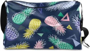Colored Butterflies Small Gym Bag for Men Women Workout Sport Duffle Bag Waterproof Weekender Overnight Bag