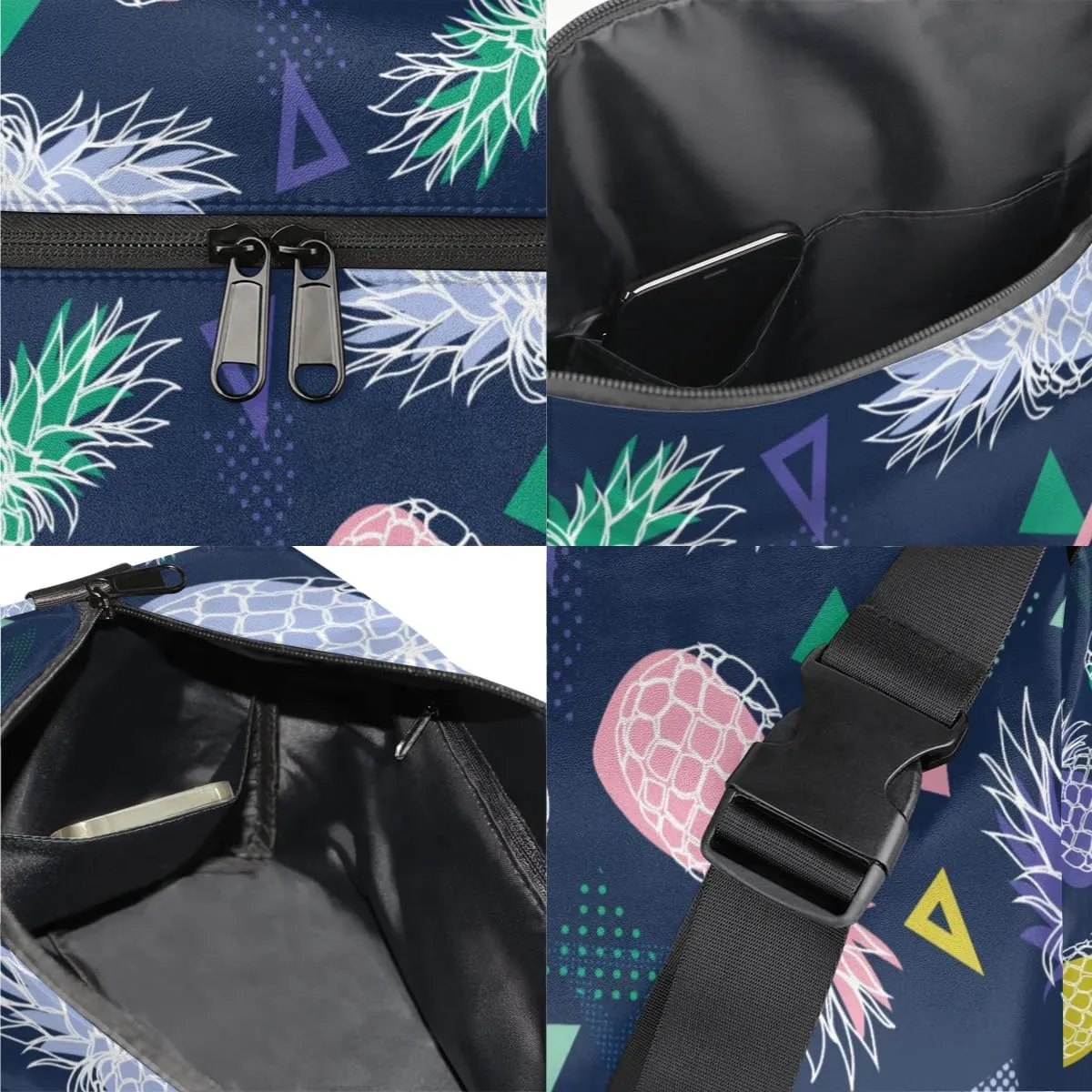 Colored Butterflies Small Gym Bag for Men Women Workout Sport Duffle Bag Waterproof Weekender Overnight Bag