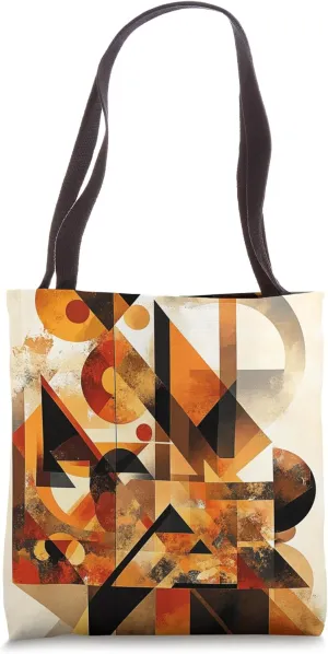 Colorful Geometric Abstract Art for Modern Decor Tote Bag
