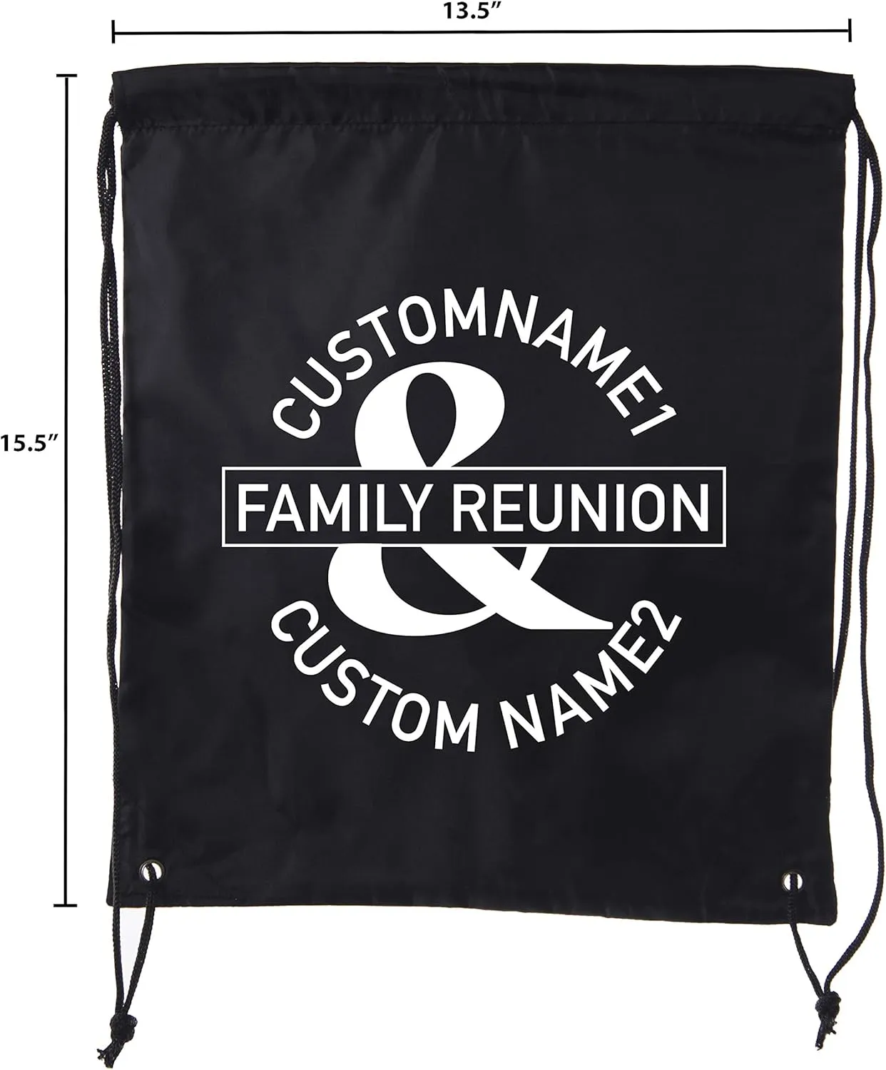 Combined Reunion Custom Last Name and Date - Family Reunion Party Favor Bags
