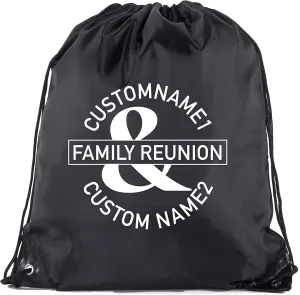 Combined Reunion Custom Last Name and Date - Family Reunion Party Favor Bags