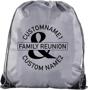 Combined Reunion Custom Last Name and Date - Family Reunion Party Favor Bags