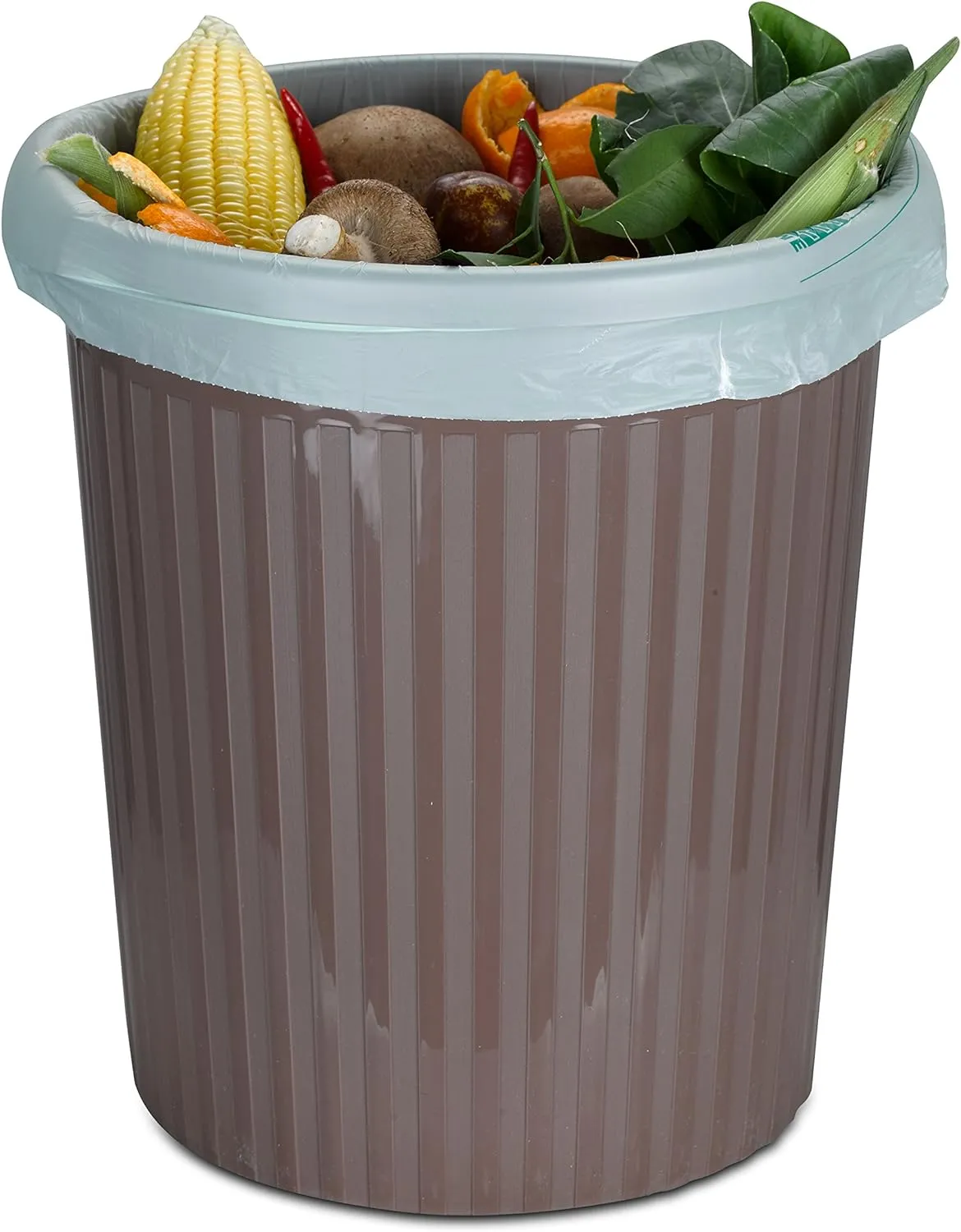 Compostable Trash Bags 2.6 Gallon, 100 Count, Extra Thick 0.71 Mil, Small Compost Kitchen Bin Bags, Food Scraps Yard Waste Bags, Compost ASTM D6400 BPI and TÜV AUSTRIA Certified.