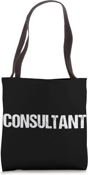 Consultant Simple Title Tote Bag