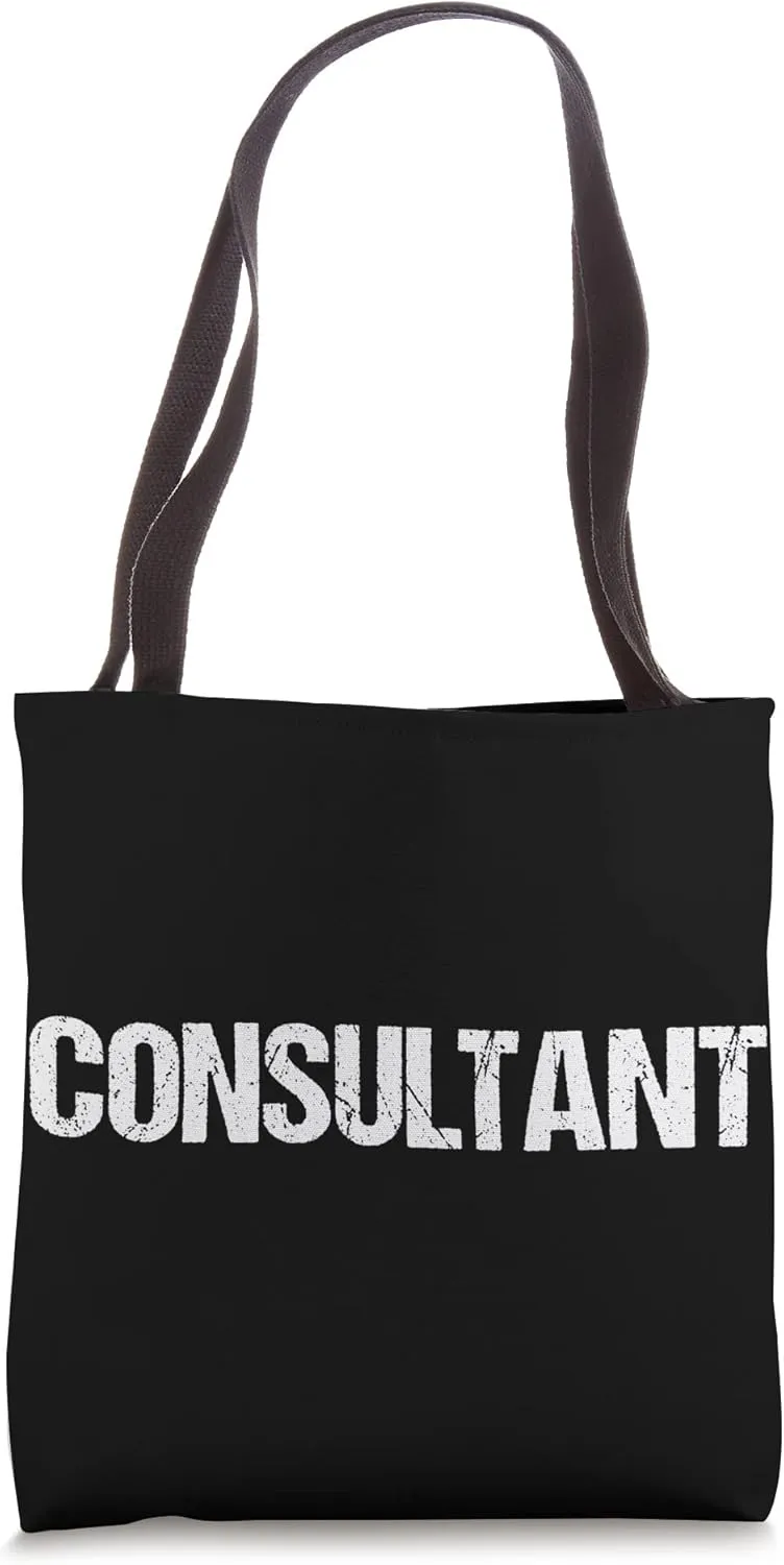 Consultant Simple Title Tote Bag