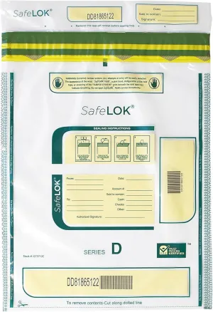 ControlTek SafeLOK Tamper-Evident Large Deposit Bags