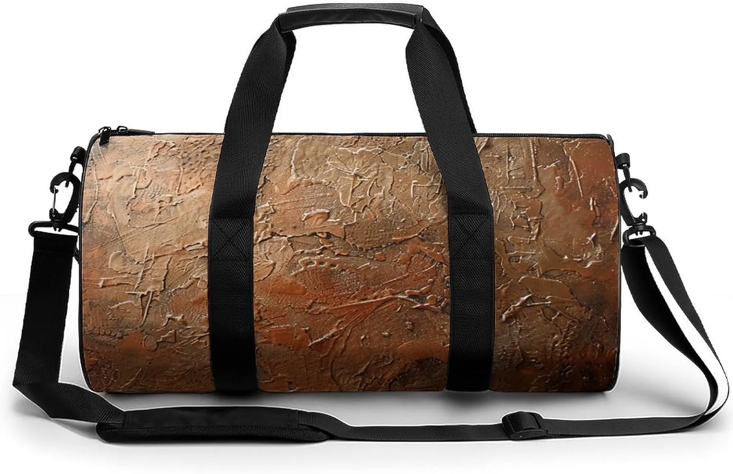 Copper And Gold Pattern Gym Bag for Men Women Water Resistant Duffle Bag Travel Lightweight Bag for Travel Sports