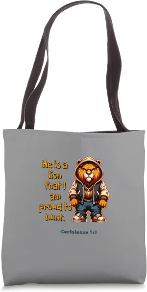 Coriolanus Lion Proud Hunt Quotation Shakespeare Tragedy Tote Bag