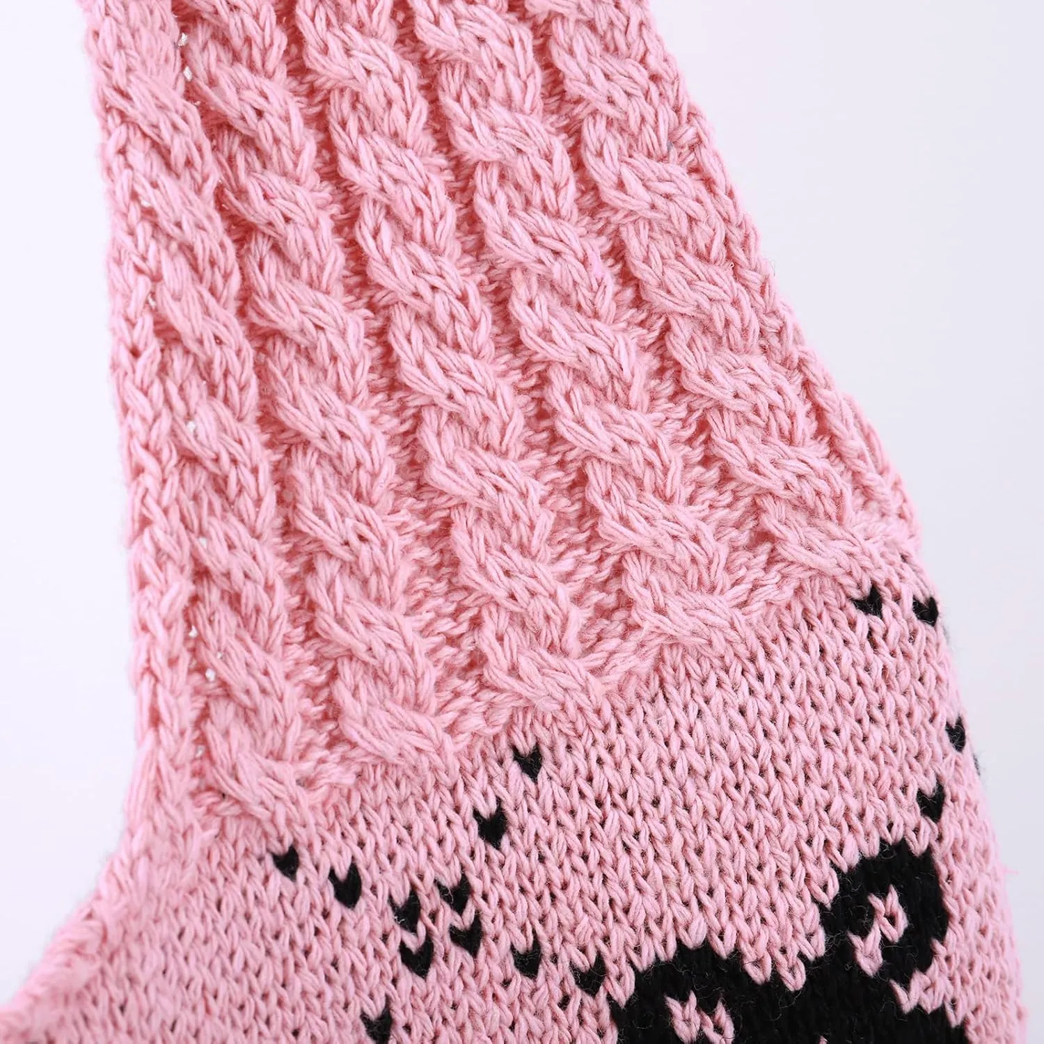 Crochet Tote Bag Y2k Bow Purse for Women Coquette Aesthetic Hobo Bag Cute Shoulder Handbag Knitted Tote Bow Printed Bag