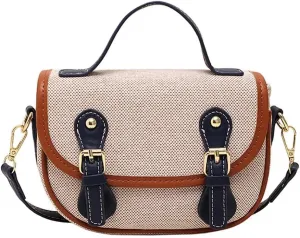 Crossbody Bag for Women Small Saddle Bag Designer Top Handle Satchel Purse Shoulder Purses and Handbags Travel Purse