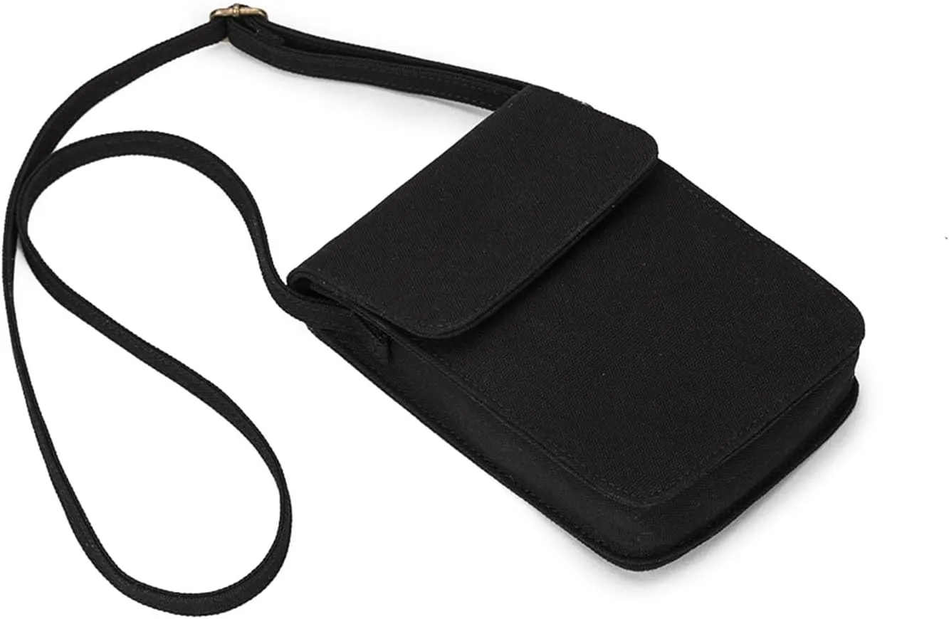 Crossbody Bag Lightweight Mobile Phone Bag & Coin Purse with Adjustable Shoulder Strap and Magnetic Closure Fastening