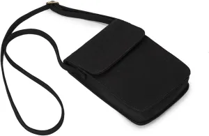 Crossbody Bag Lightweight Mobile Phone Bag & Coin Purse with Adjustable Shoulder Strap and Magnetic Closure Fastening
