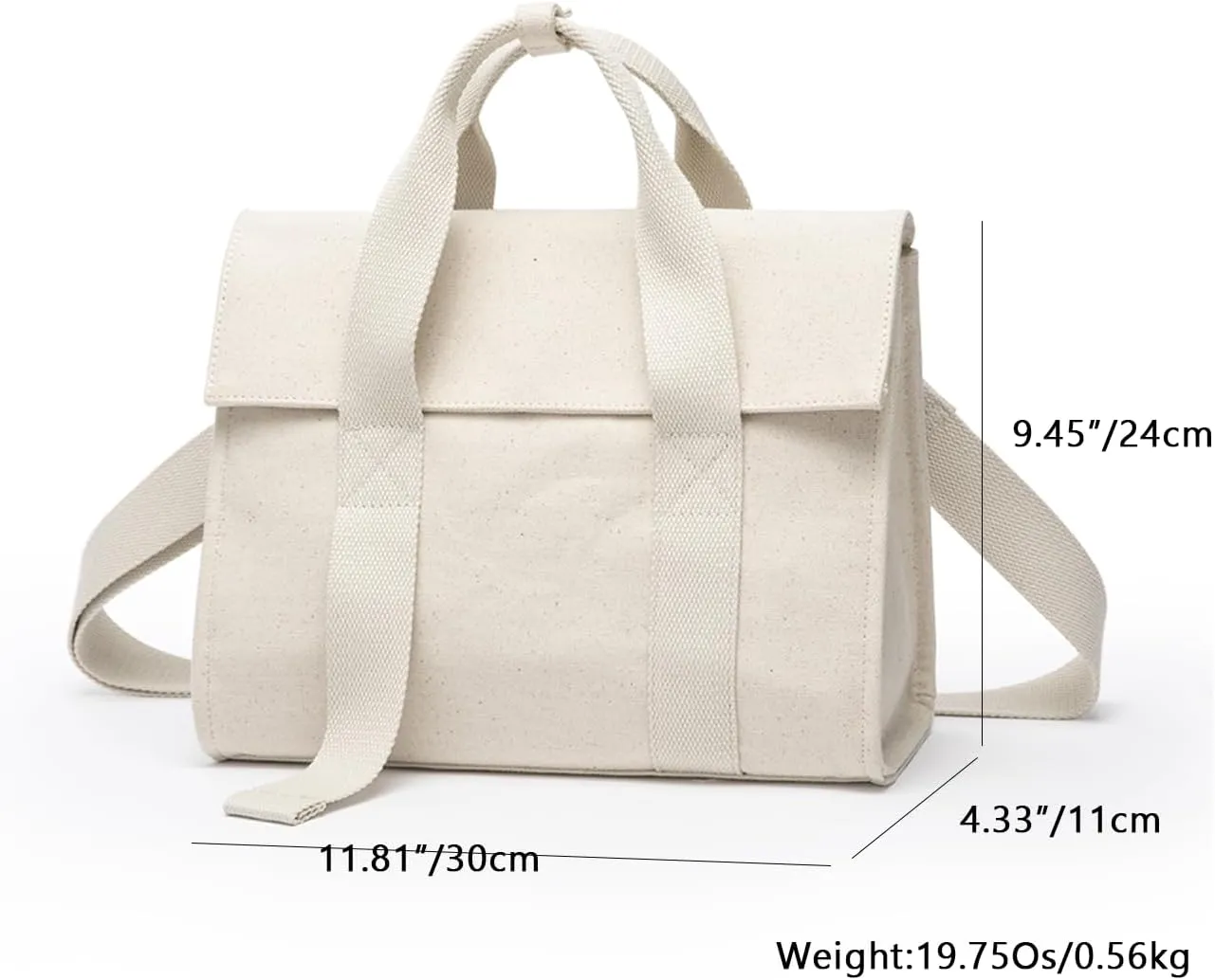 Crossbody Bag - Work Tote Bag, Travel Tote Bags for Women Carry On for Women - Magnetic Closure - College Tote