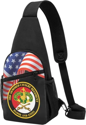 Crossbody Shoulder Chest Bag 3rd Armored Cavalry Regiment Fashion One-Shoulder