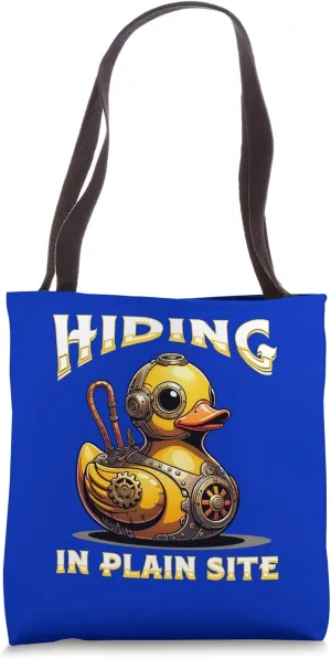 Cruise Ducks Hiding In Plain Site Steampunk Huntin Hidin Fun Tote Bag