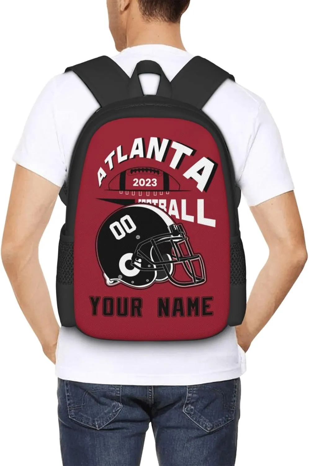 Custom Arizona Backpack Laptop Gifts Bag Personalized Name Number Teen Book Bag Boy Girl Men Women Shoulder Bag