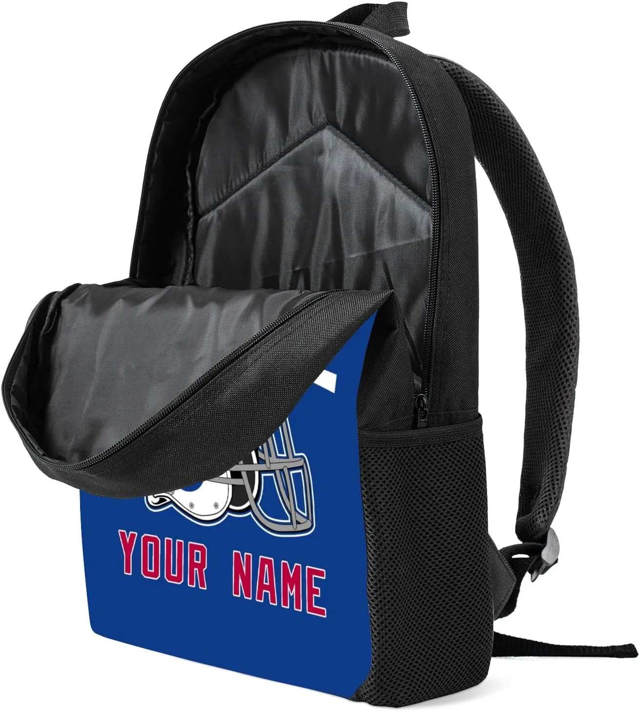Custom Buffalo Backpack Laptop Gifts Bag Personalized Name Number Teen Book Bag Boy Girl Men Women Shoulder Bag