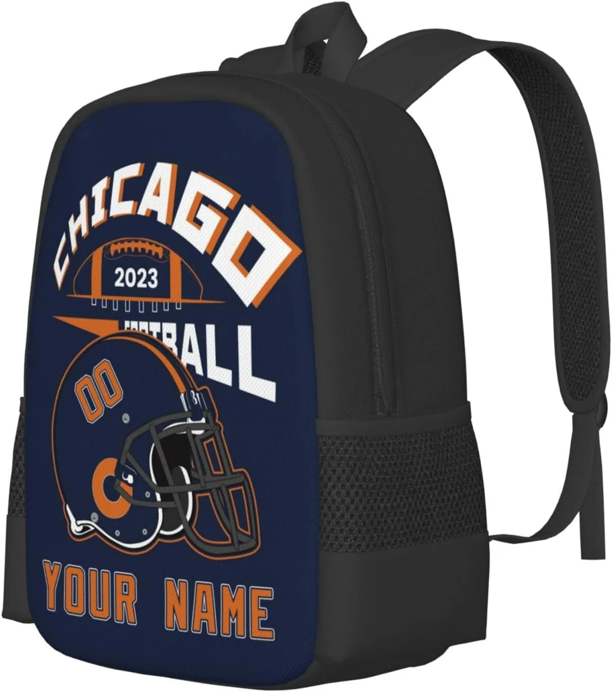 Custom Carolina Backpack Laptop Gifts Bag Personalized Name Number Teen Book Bag Boy Girl Men Women Shoulder Bag