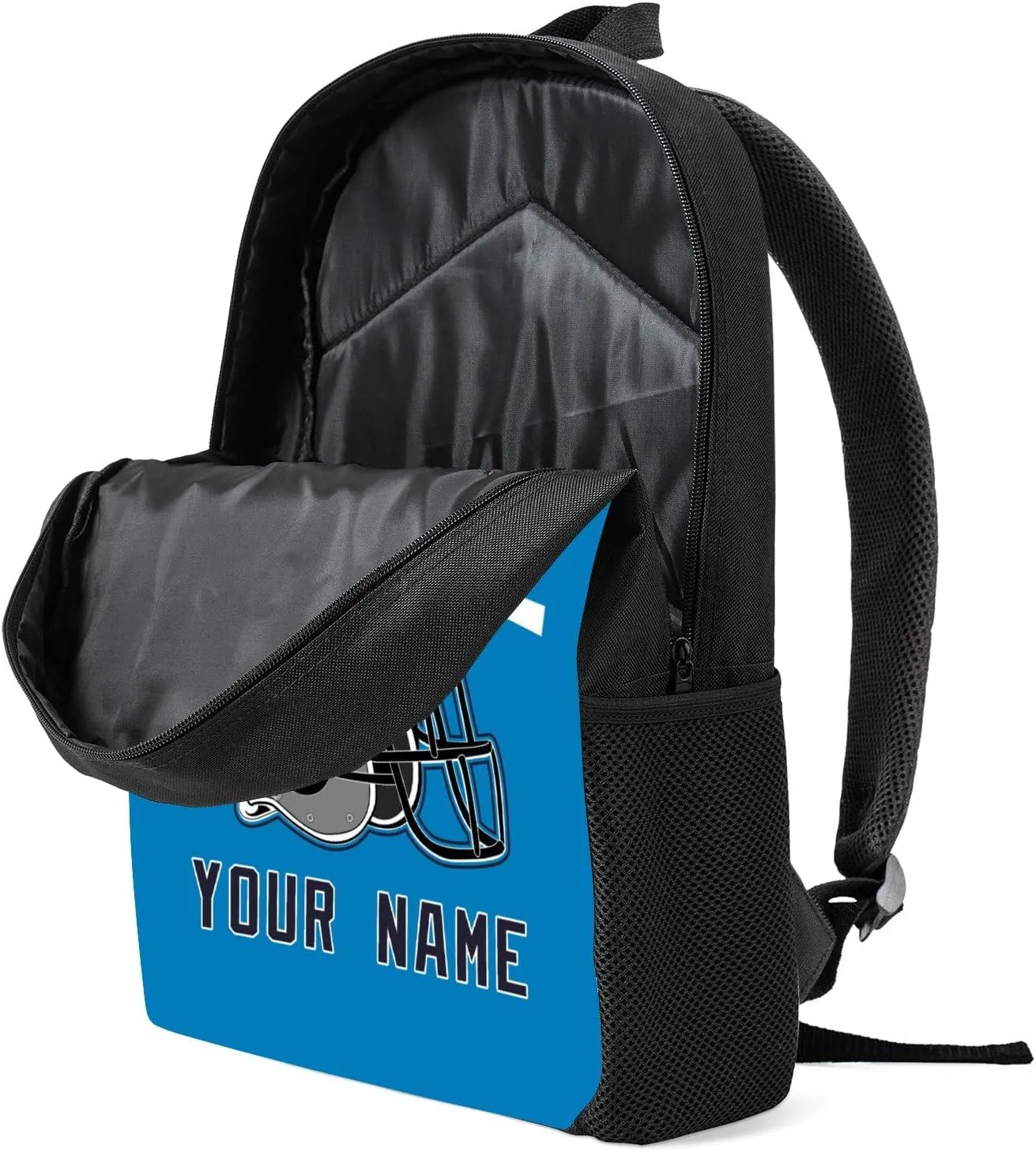 Custom Carolina Backpack Laptop Gifts Bag Personalized Name Number Teen Book Bag Boy Girl Men Women Shoulder Bag