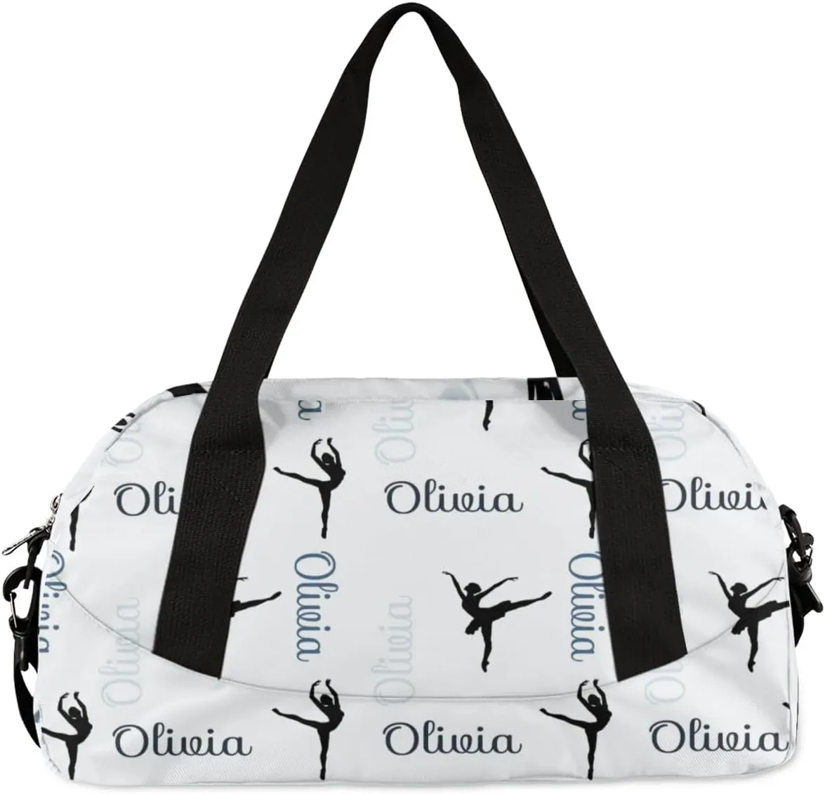 Custom Dance Bag Kids Duffel Overnight Cheerleader Bag for Girls Boys Personalized Cheer Bag Travel Duffel Bag Customized Gym Bag Kids Gifts -Colorful Names Dance