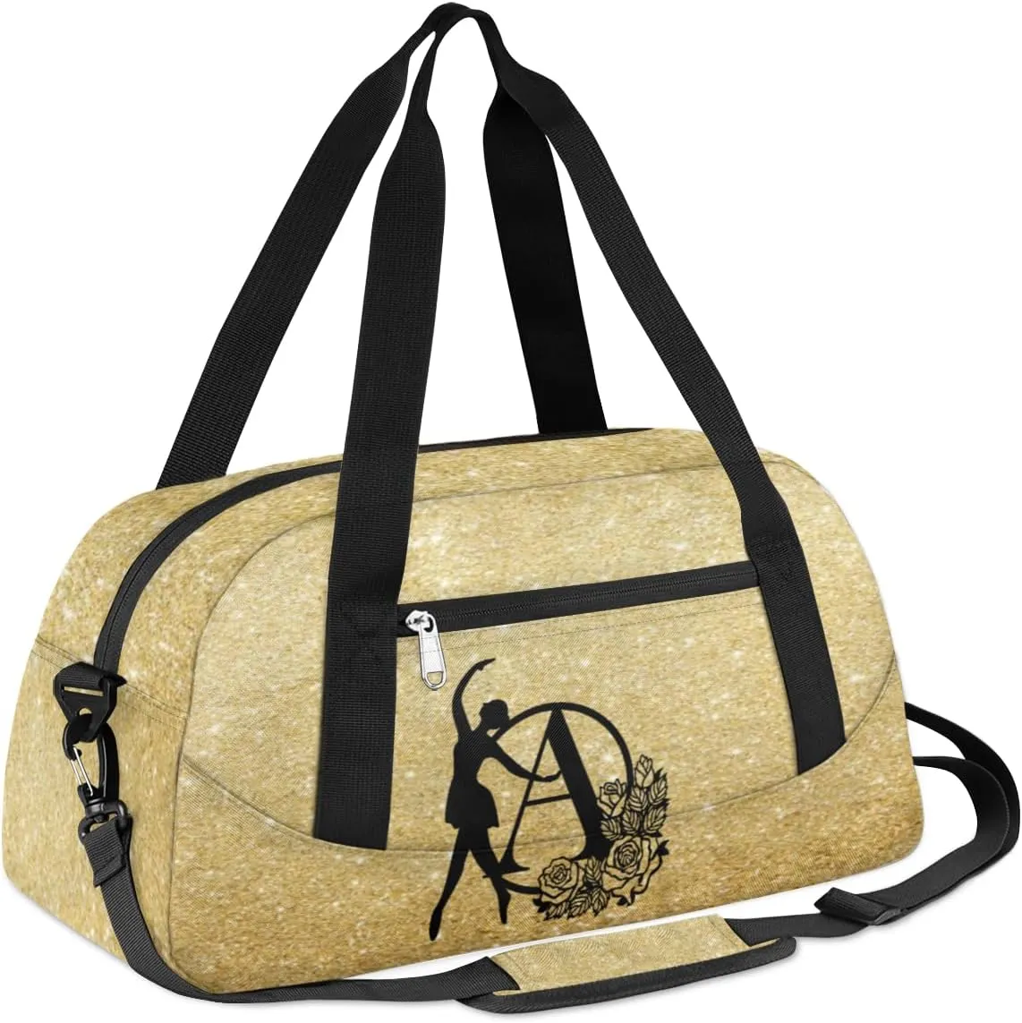 Custom Kids Dance Duffel Overnight Bag Personalized Dance Bag Travel Duffel Bag for Girls Boys Customized Kids Gifts