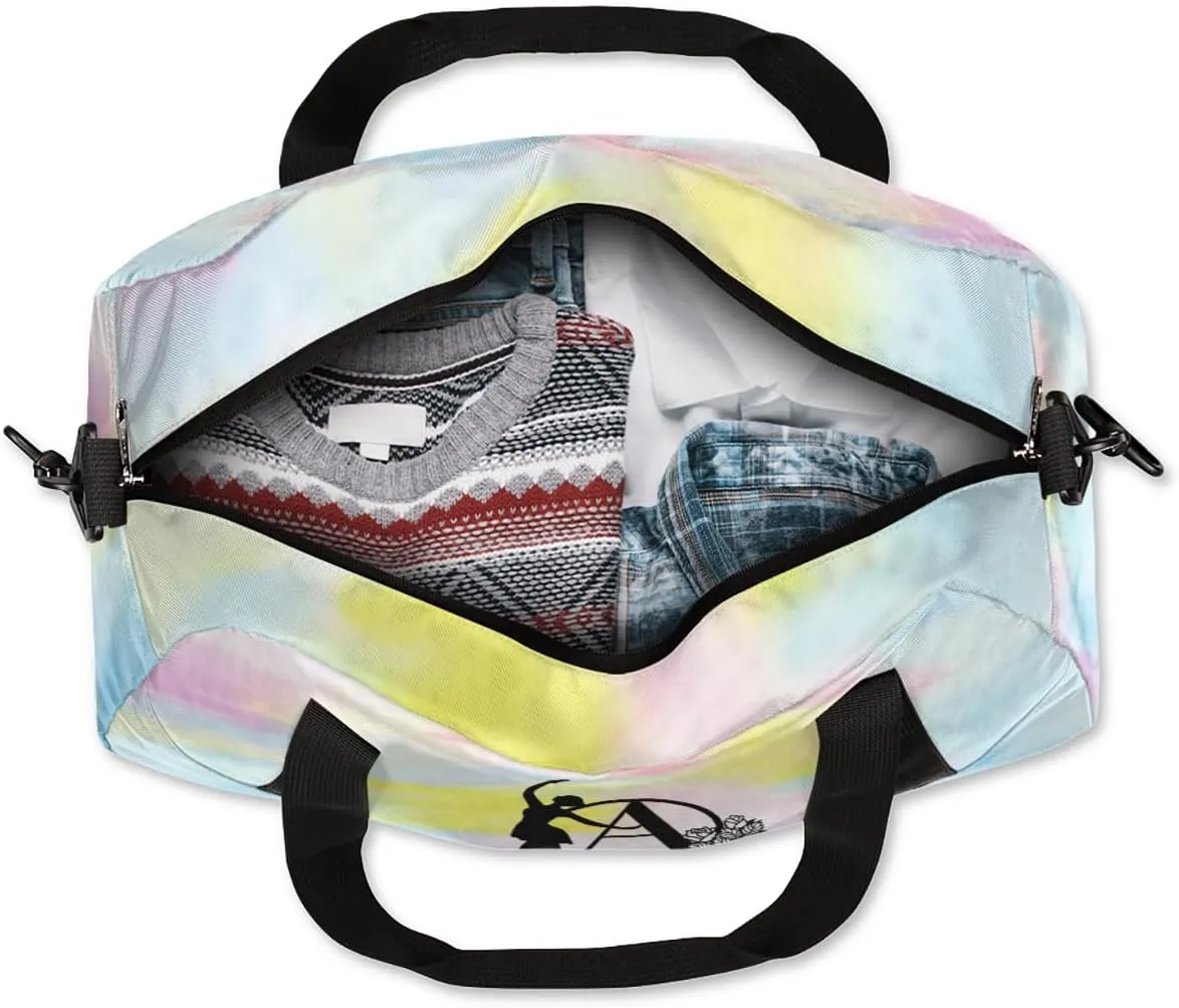 Custom Kids Dance Duffel Overnight Bag Personalized Dance Bag Travel Duffel Bag for Girls Boys Customized Kids Gifts