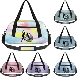 Custom Kids Dance Duffel Overnight Bag Personalized Dance Bag Travel Duffel Bag for Girls Boys Customized Kids Gifts