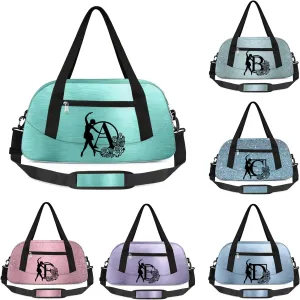 Custom Kids Dance Duffel Overnight Bag Personalized Dance Bag Travel Duffel Bag for Girls Boys Customized Kids Gifts