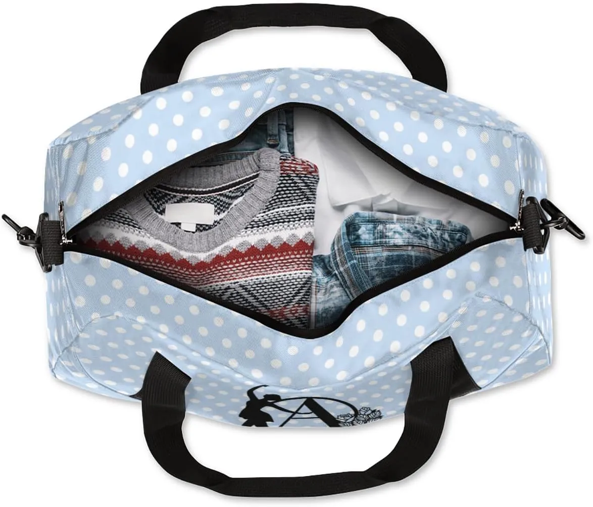 Custom Kids Dance Duffel Overnight Bag Personalized Dance Bag Travel Duffel Bag for Girls Boys Customized Kids Gifts