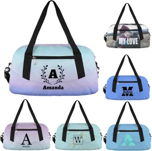 Custom Kids Duffel Overnight Bag Personalized Your Name or Text Kids Duffel Bag for Girls Boys Customized Kids Gifts