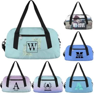 Custom Kids Duffel Overnight Bag Personalized Your Name or Text Kids Duffel Bag for Girls Boys Customized Kids Gifts