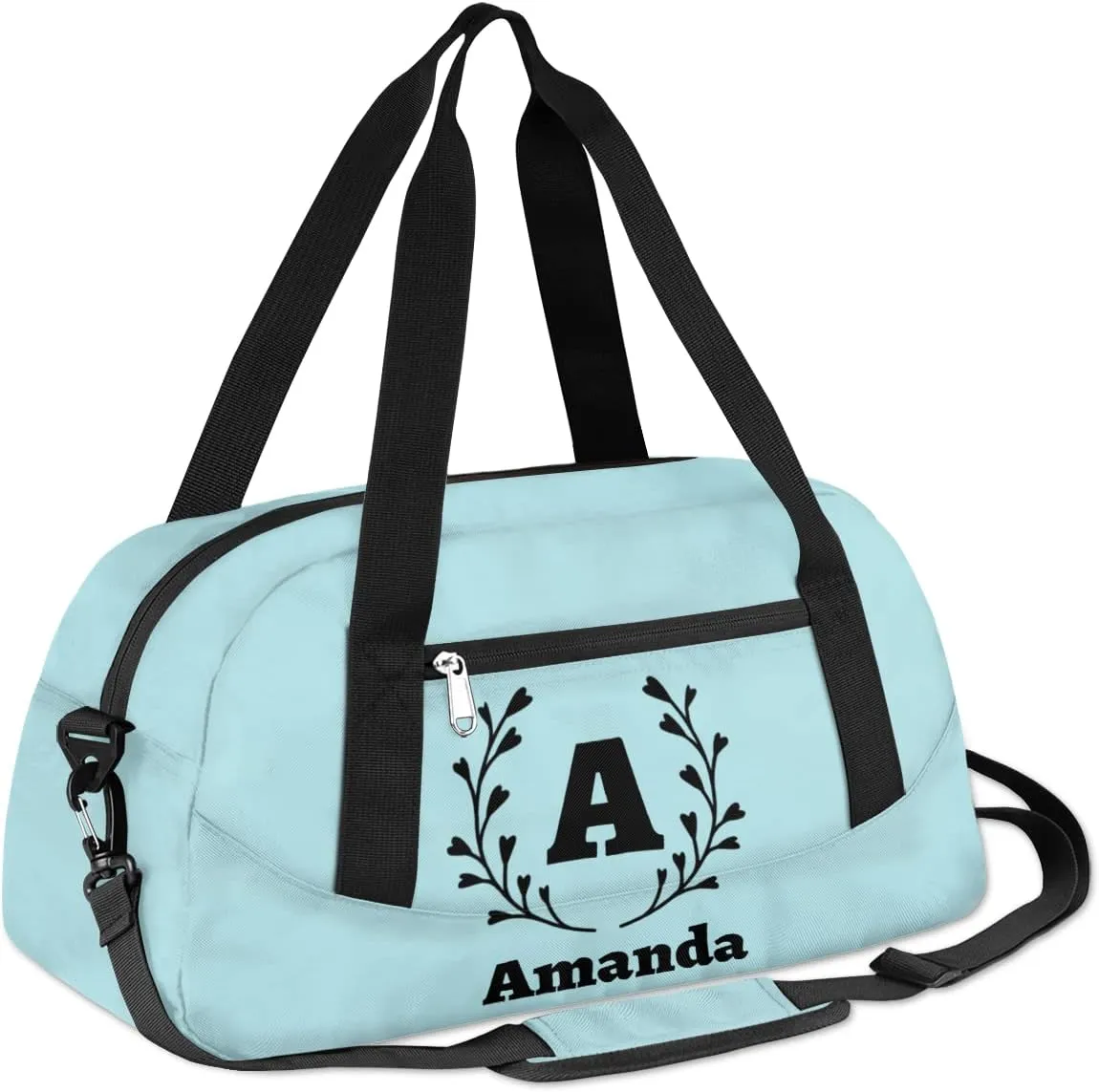 Custom Kids Duffel Overnight Bag Personalized Your Name or Text Kids Duffel Bag for Girls Boys Customized Kids Gifts