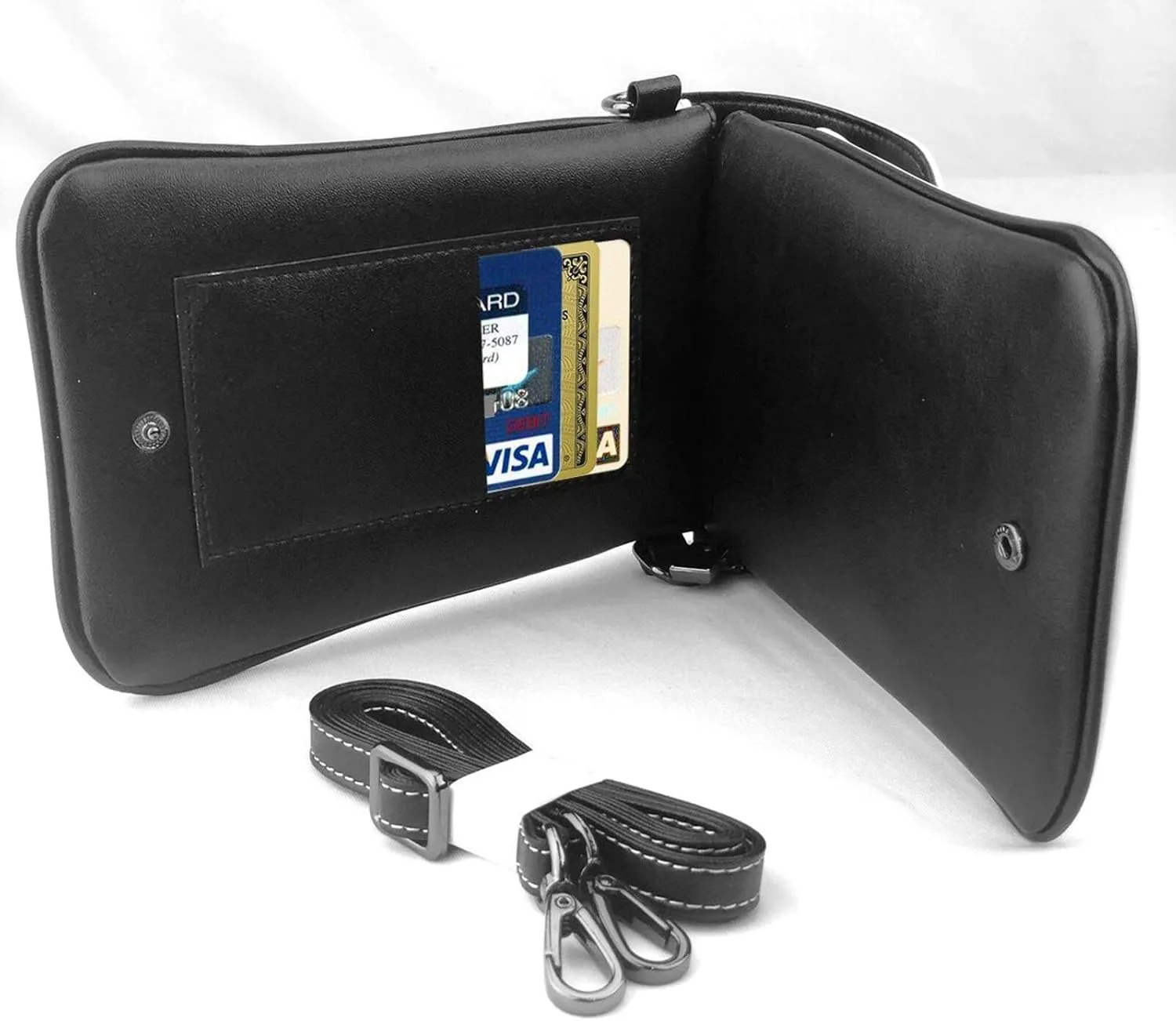 Custom Name Small Crossbody Cell Phone Bag for Women Personalized PU Leather Mini Shoulder Bag Wallet Cellphone Purse with Credit Card Slots and Adjustable Strap (B)