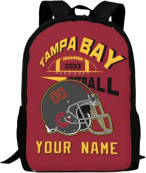 Custom Seattle Backpack Laptop Gifts Bag Personalized Name Number Teen Book Bag Boy Girl Men Women Shoulder Bag