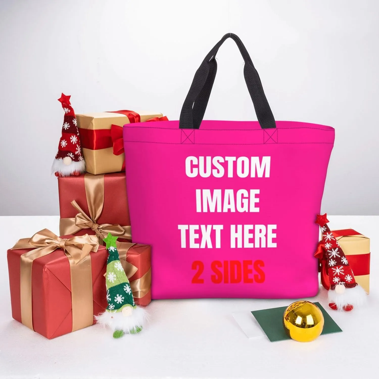 Custom Tote Bags Custom Bag With Logo Personalized Bags Shopping Bags Reusable Grocery Bags Bulk For Women Teachers Gifts