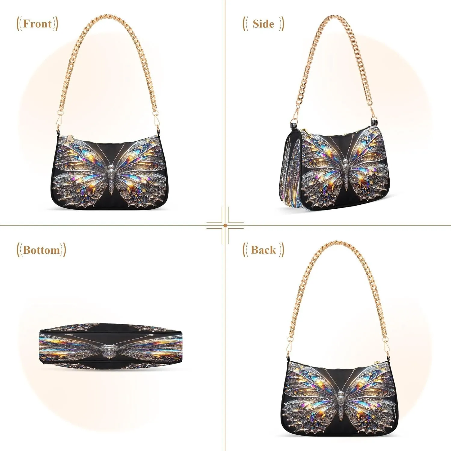 Cute Cartoon Frog Big Eyes Purse with Zipper, Trendy Bags for Women