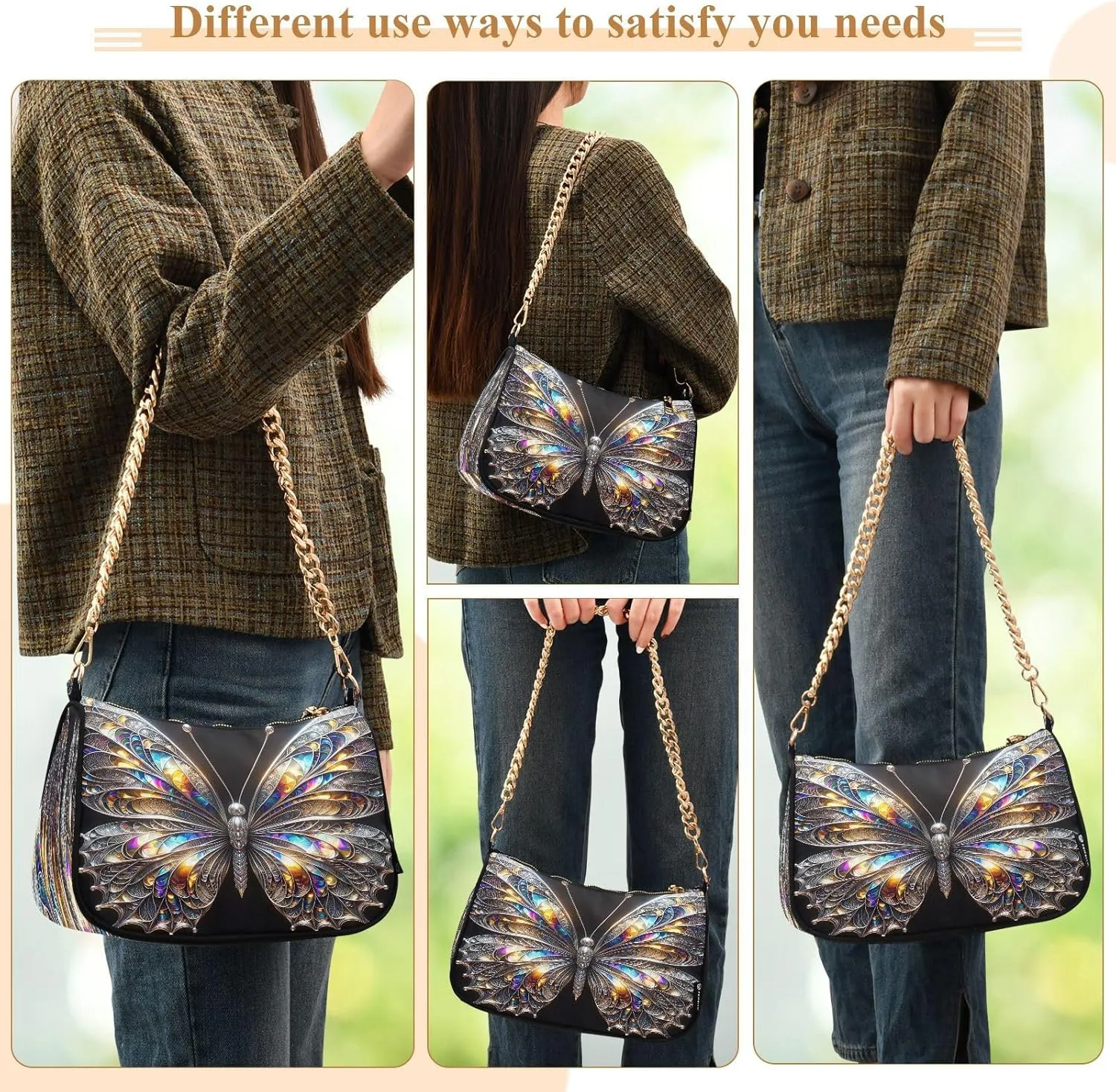 Cute Cartoon Frog Big Eyes Purse with Zipper, Trendy Bags for Women