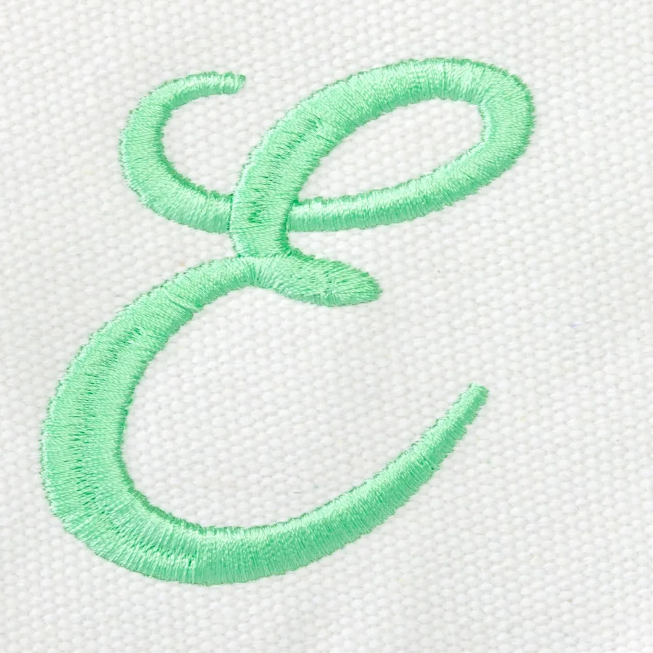 DALIX Monogram Beach Bag and Totes for Women Personalized Gifts Mint Green A -Z
