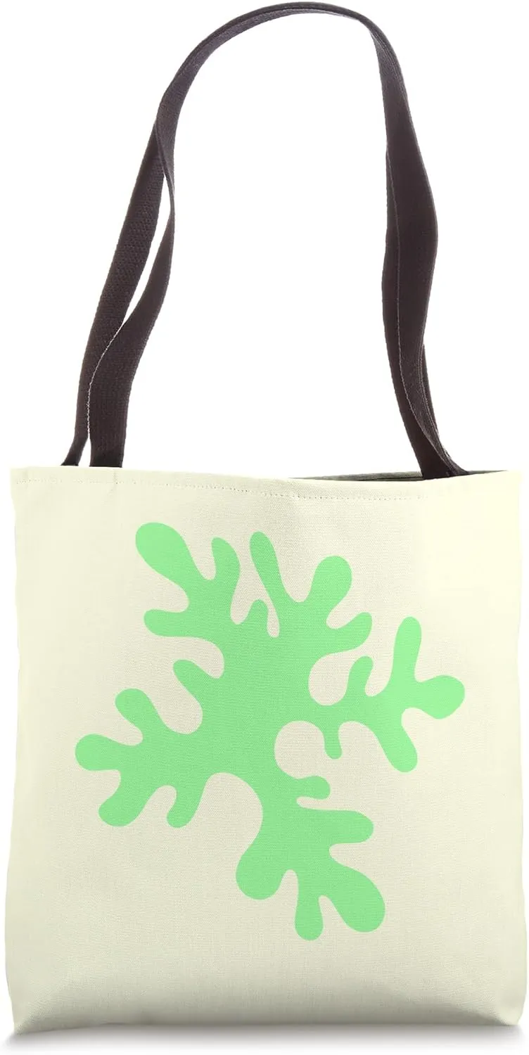 Danish Pastel Abstract Algae Beach Modern Geometric Tote Bag