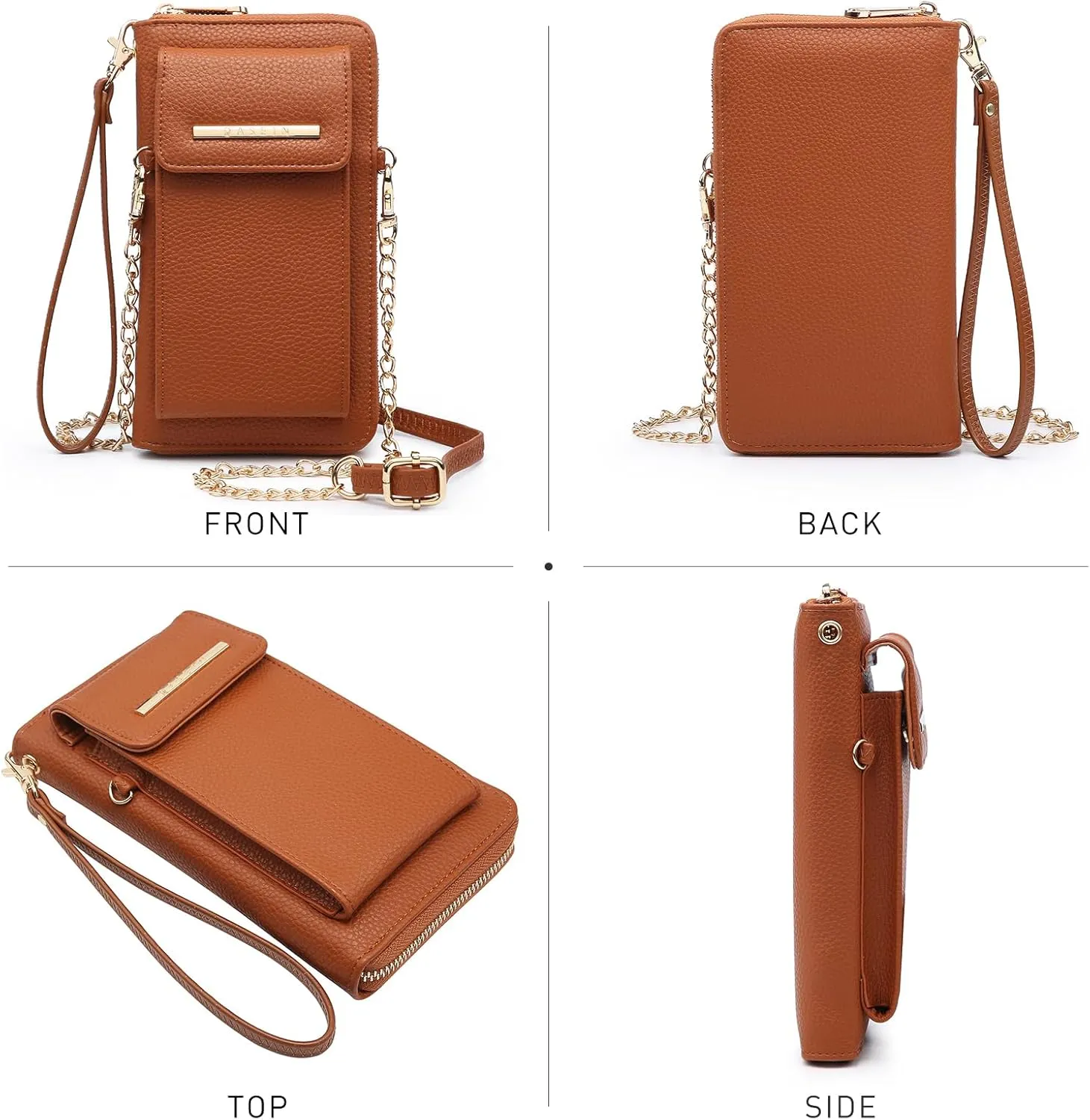 Dasein Crossbody Bag Phone Purse Handbag for Women Shoulder Bag Credit Card Wristlet Wallet with Multi Pockets