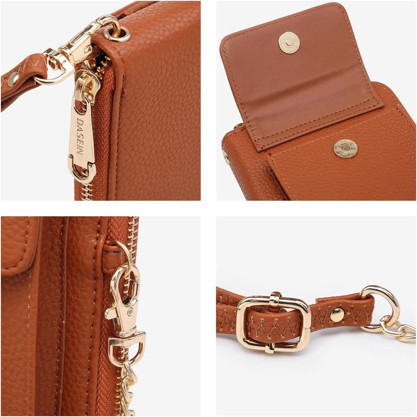 Dasein Crossbody Bag Phone Purse Handbag for Women Shoulder Bag Credit Card Wristlet Wallet with Multi Pockets