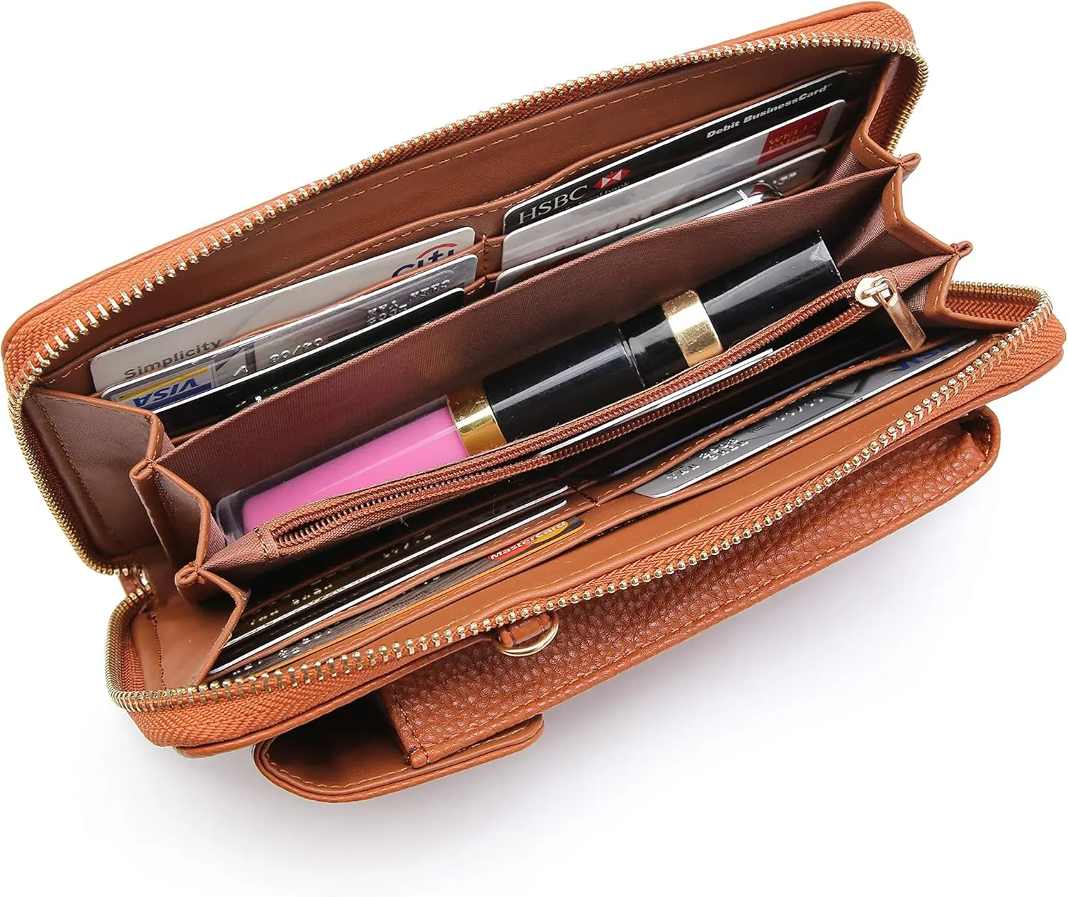 Dasein Crossbody Bag Phone Purse Handbag for Women Shoulder Bag Credit Card Wristlet Wallet with Multi Pockets