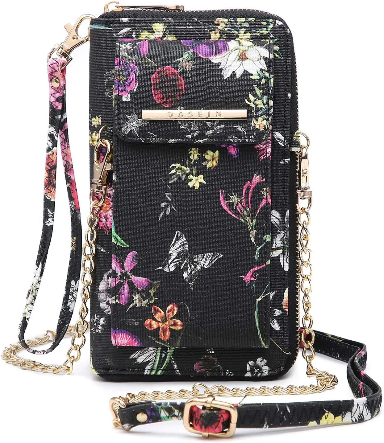 Dasein Crossbody Bag Phone Purse Handbag for Women Shoulder Bag Credit Card Wristlet Wallet with Multi Pockets